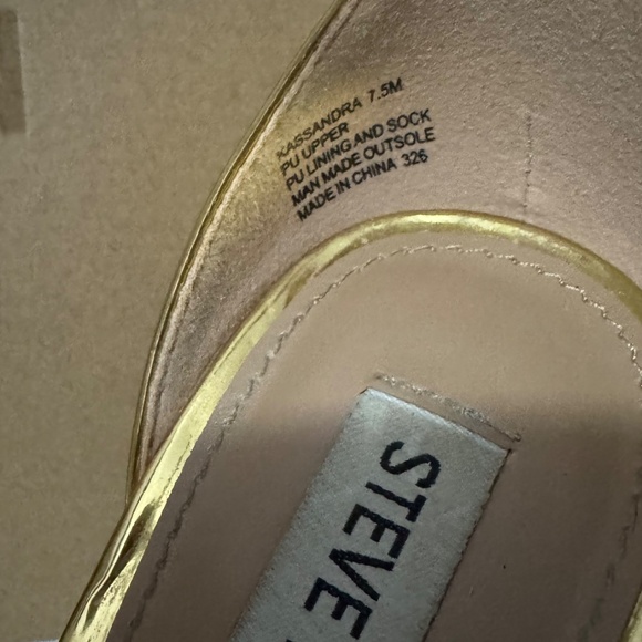 Gold Heels by Steven Madden - Picture 4 of 4